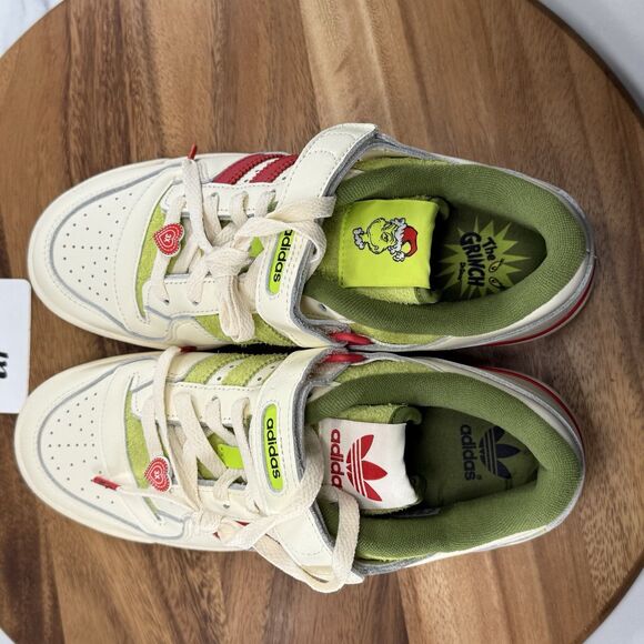Mens Size 8.5-Adidas Forum Low x Grinch Christmas ID3512 All Accessories NEW nby
